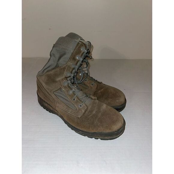 Belleville 600 ST 7.5R ASTM F2413-05 Steel Toe Boots Vibram Sole‎ Sage Gr… - Picture 1 of 7